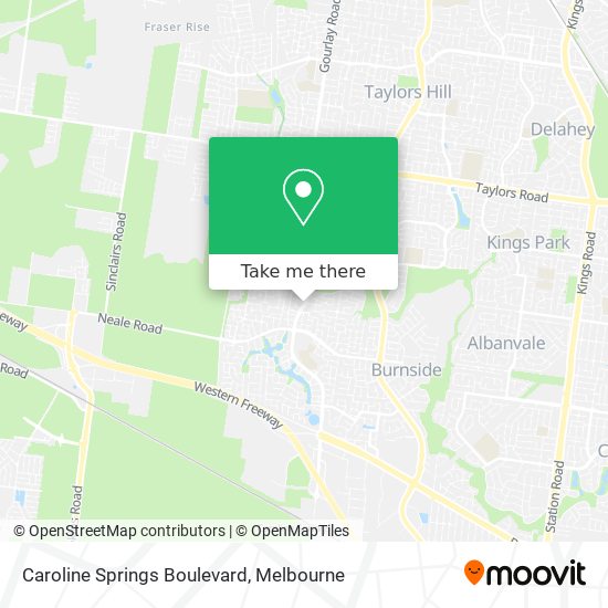 Caroline Springs Boulevard map