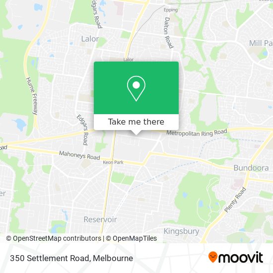 350 Settlement Road map