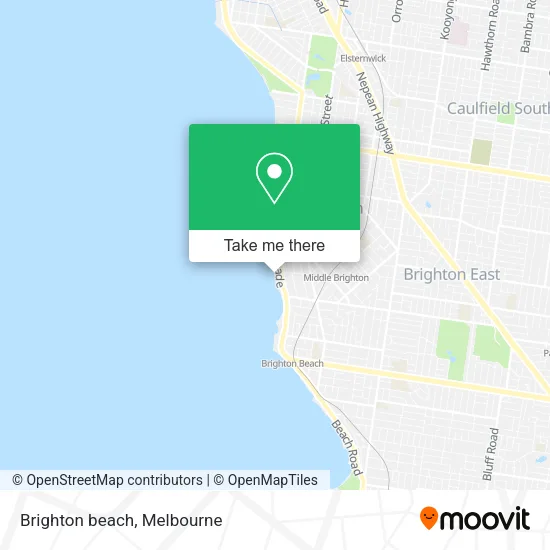 Brighton beach map