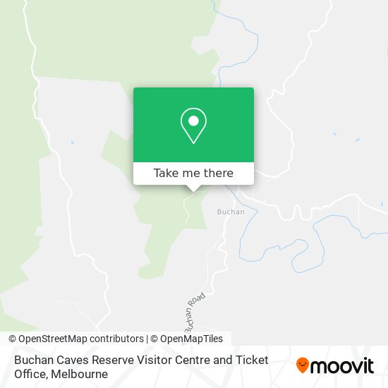 Buchan Caves Reserve Visitor Centre and Ticket Office map