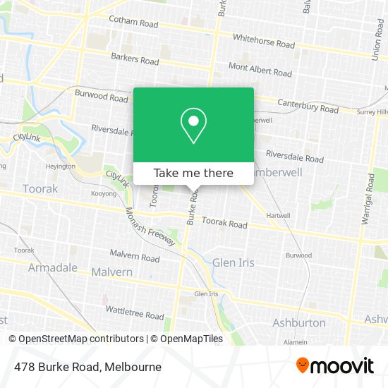 Mapa 478 Burke Road