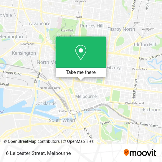 6 Leicester Street map
