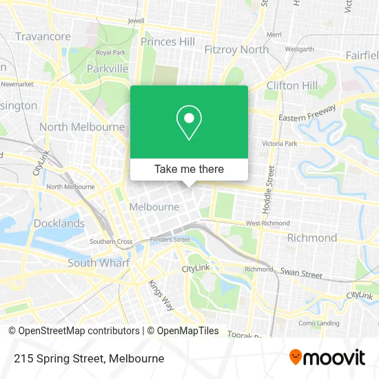 Mapa 215 Spring Street