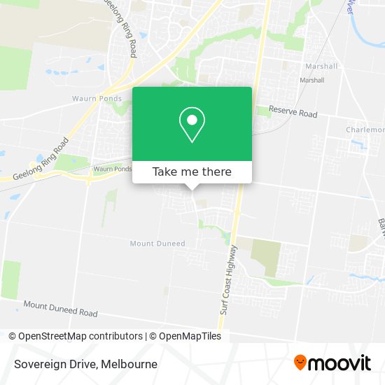 Sovereign Drive map