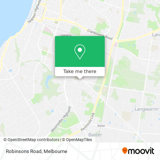 Robinsons Road map
