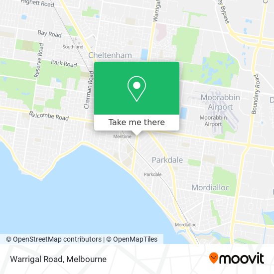 Mapa Warrigal Road