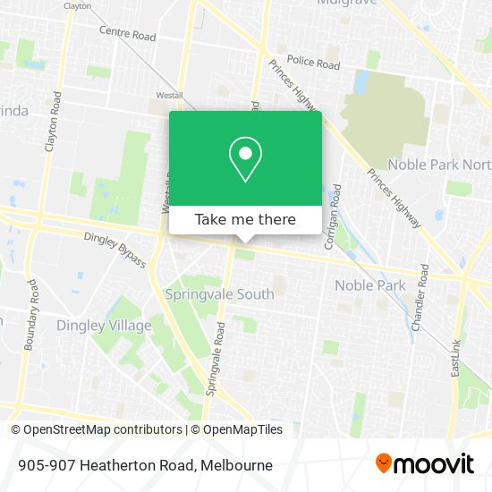 Mapa 905-907 Heatherton Road