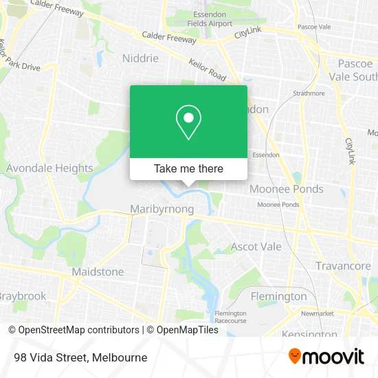 98 Vida Street map