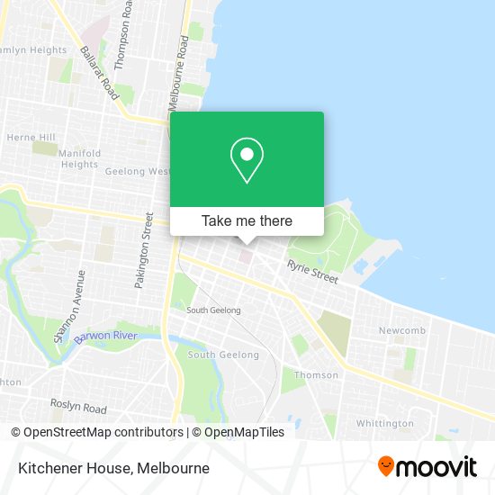 Kitchener House map