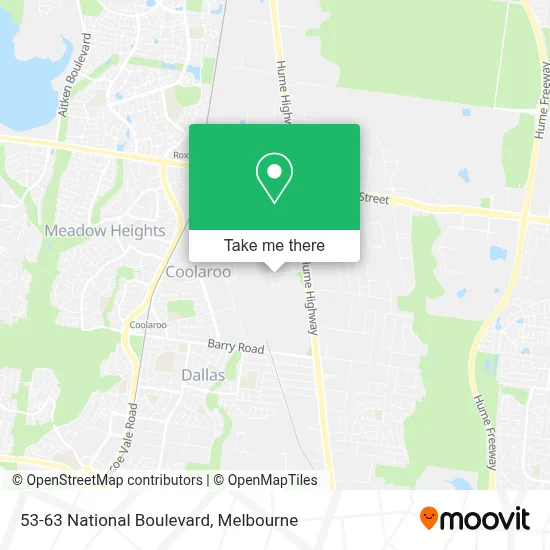 Mapa 53-63 National Boulevard