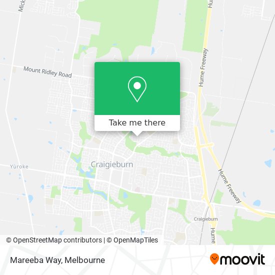 Mareeba Way map