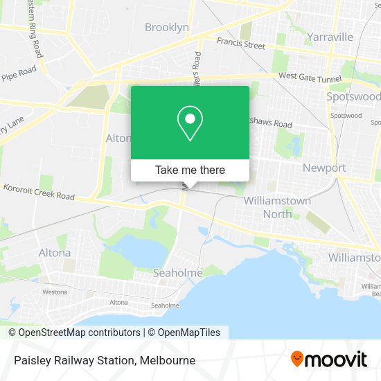 Paisley Railway Station map