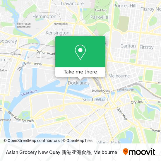 Mapa Asian Grocery New Quay 新港亚洲食品