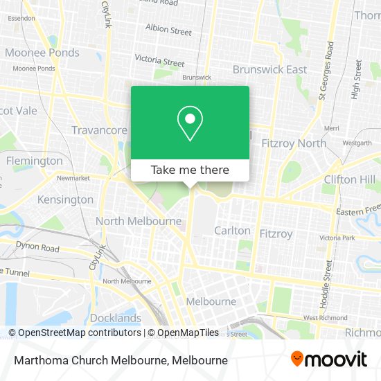 Mapa Marthoma Church Melbourne