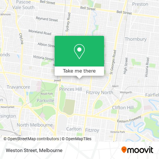 Weston Street map