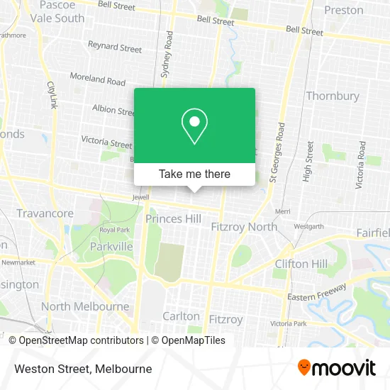 Weston Street map