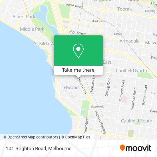 101 Brighton Road map