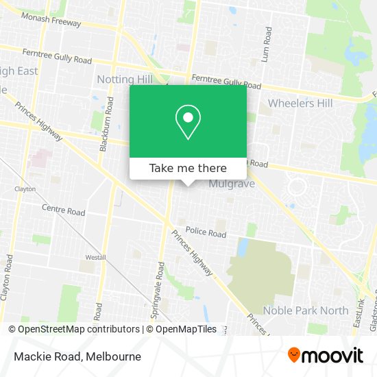 Mackie Road map