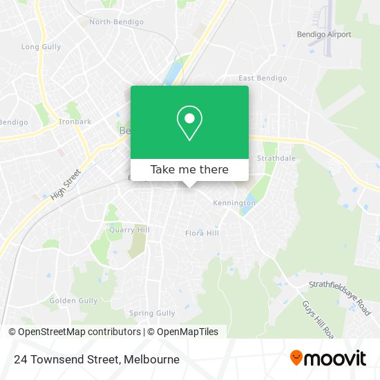 24 Townsend Street map