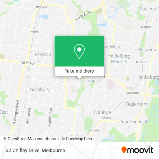 32 Chifley Drive map