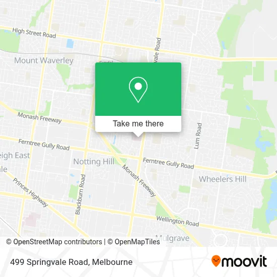 Mapa 499 Springvale Road
