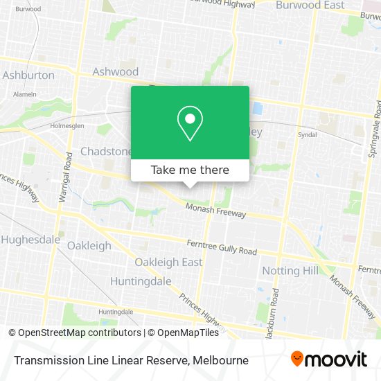 Transmission Line Linear Reserve map