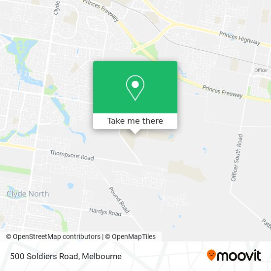 500 Soldiers Road map