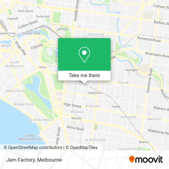 Mapa Jam Factory