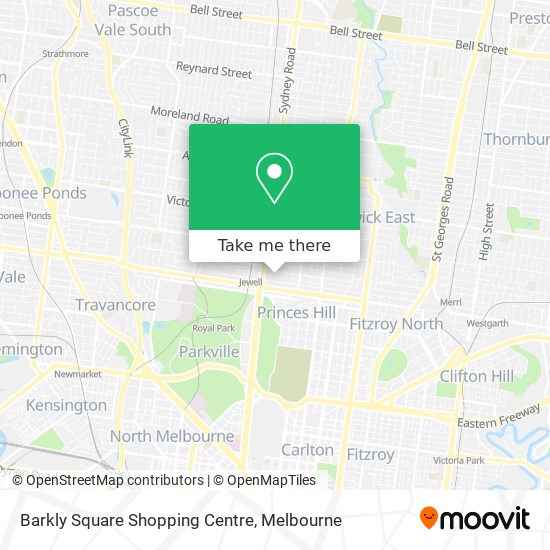 Mapa Barkly Square Shopping Centre