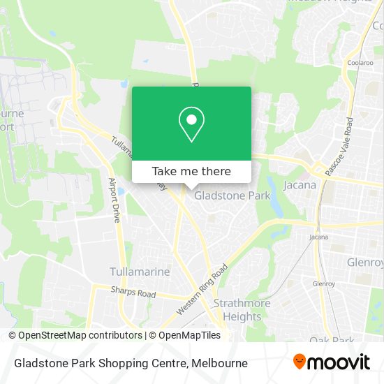 Gladstone Park Shopping Centre map