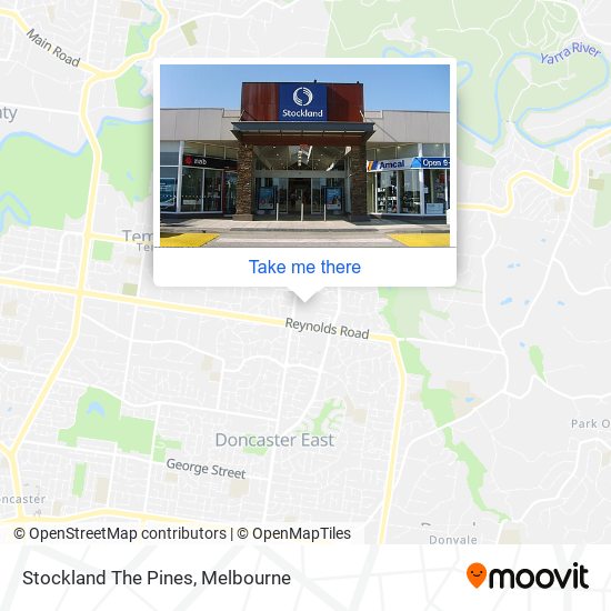 Stockland The Pines map