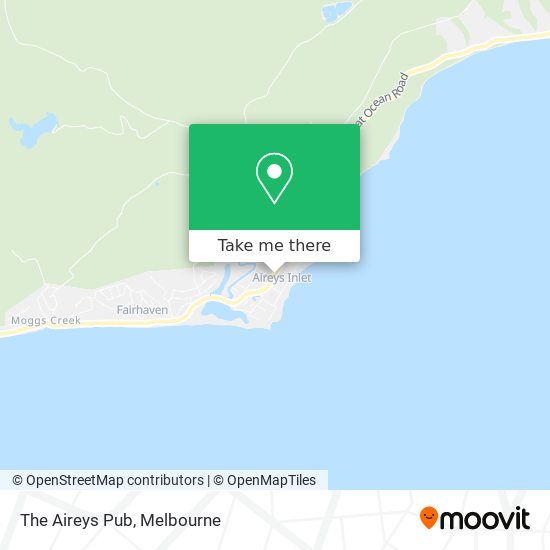 Mapa The Aireys Pub