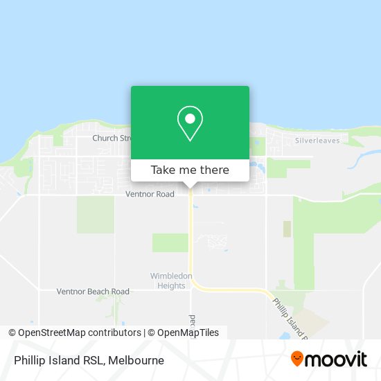 Phillip Island RSL map
