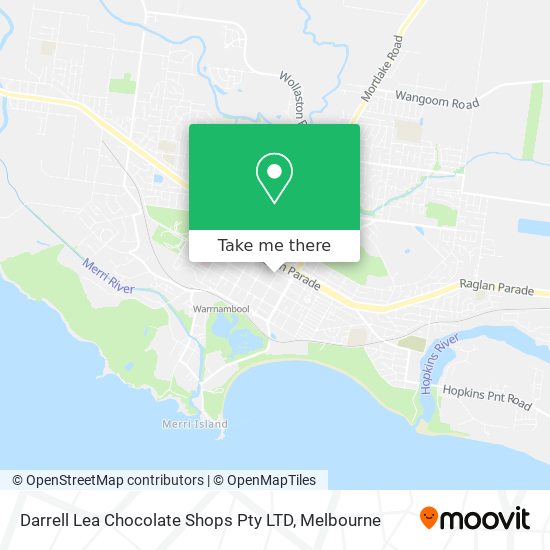 Darrell Lea Chocolate Shops Pty LTD map