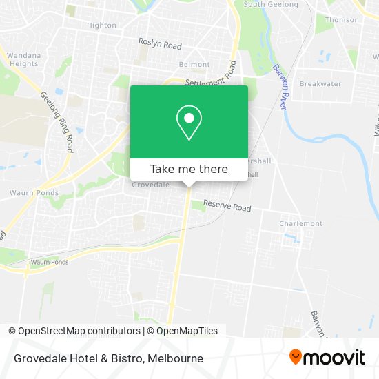 Grovedale Hotel & Bistro map