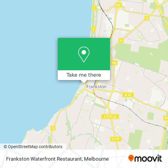 Mapa Frankston Waterfront Restaurant