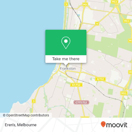 Eren's, Young St Frankston VIC 3199 map