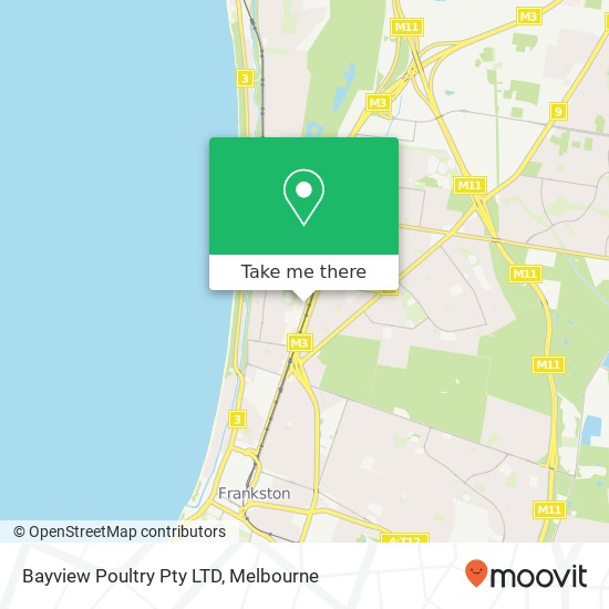 Bayview Poultry Pty LTD, 37-38 Wells Rd Seaford VIC 3198 map