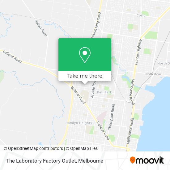 The Laboratory Factory Outlet map