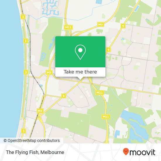 The Flying Fish, 366 Frankston-Dandenong Rd Seaford VIC 3198 map