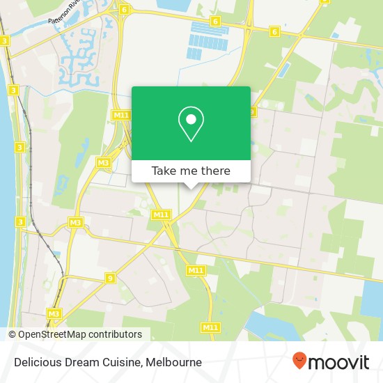 Mapa Delicious Dream Cuisine, 24 Concord Cres Carrum Downs VIC 3201