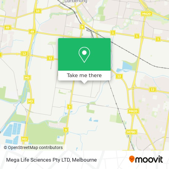 Mega Life Sciences Pty LTD map