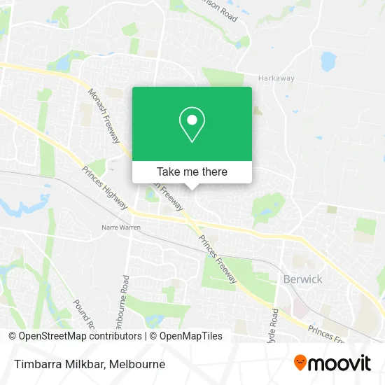 Timbarra Milkbar map