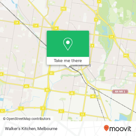 Walker's Kitchen, George St Dandenong VIC 3175 map