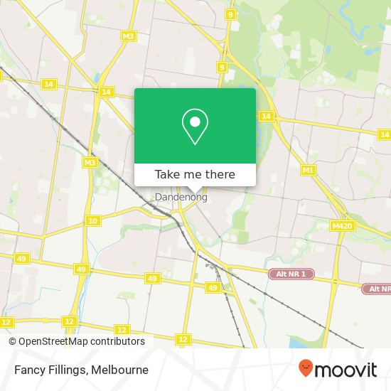 Fancy Fillings, Dandenong VIC 3175 map