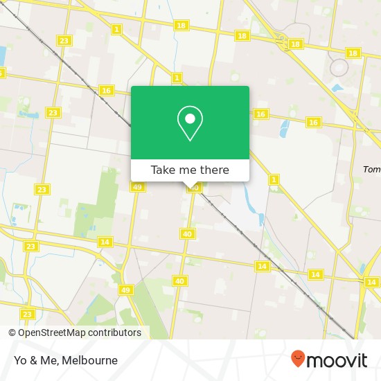 Yo & Me, Balmoral Ave Springvale VIC 3171 map