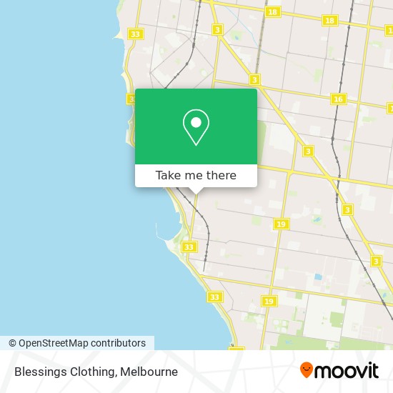 Blessings Clothing map