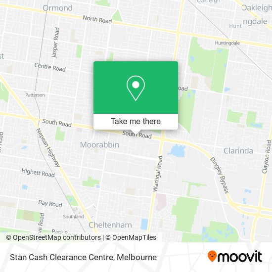 Mapa Stan Cash Clearance Centre