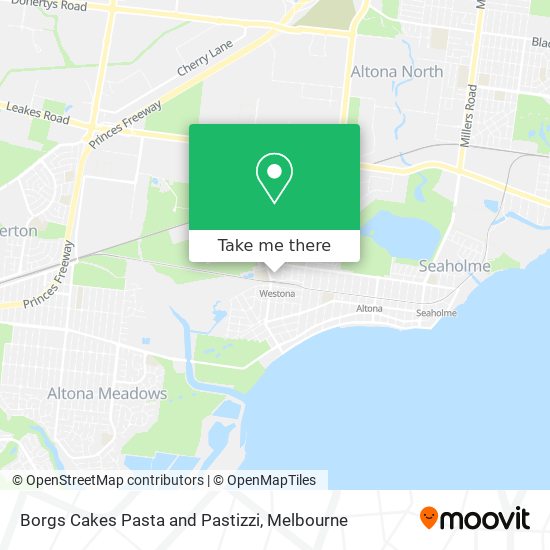 Borgs Cakes Pasta and Pastizzi map
