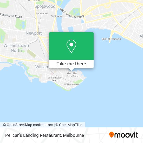 Mapa Pelican's Landing Restaurant